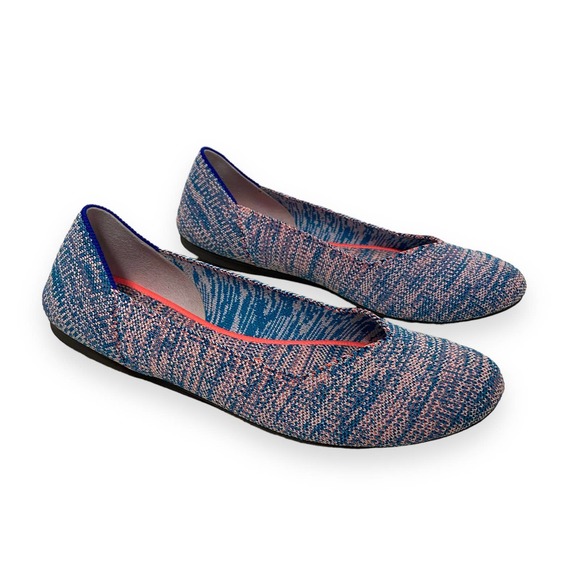 Rothy's Shoes - Rothy's The Flat Turquoise Melange 8.5